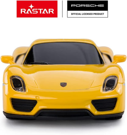 RASTAR 1:24 Scale Porsche 918 Spyder RC Toy Car for Kids