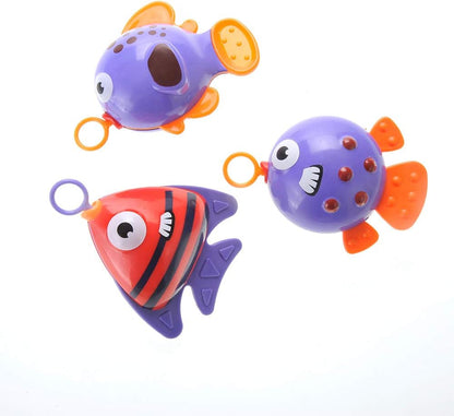 Realistic Hook and Reel Fishing Toy for Bathtub | Baby Bath Toy Fishing Set | Pool Playset with a Fishing Rod, 3 Fishes & a Ducky for Kids Ages 3+