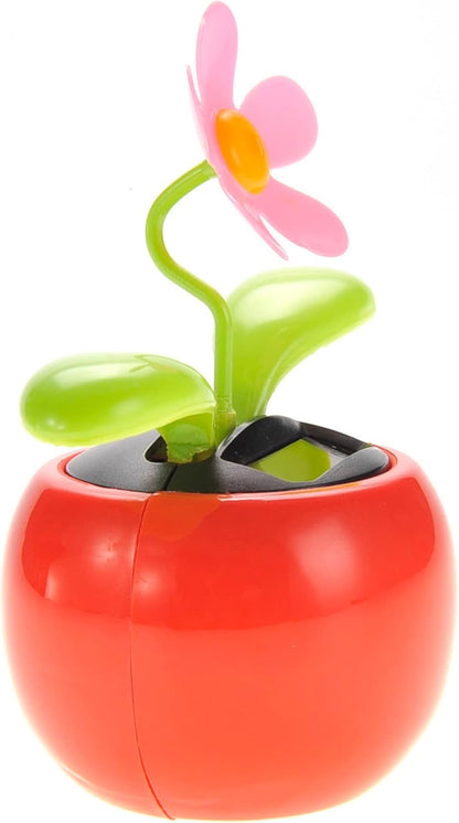 Solar Powered Dancing Flower | Desk, Window, Or Car Decoration Gift Toy | No Batteries Required | Fun Swinging Solar Flower