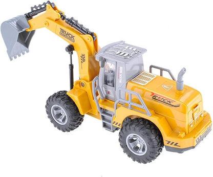 PowerTRC Remote Control Functional Construction Vehicle Truck with Light | 1/30 Scale RC Battery Powered Engineering   Truck Car for Kids | Perfect for Beach Trips
