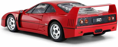 Radio Remote Control 1/14 Scale Ferrari F40 Licensed RC Model Car w/Front Light Controller Open/Close(Red),unisex-children