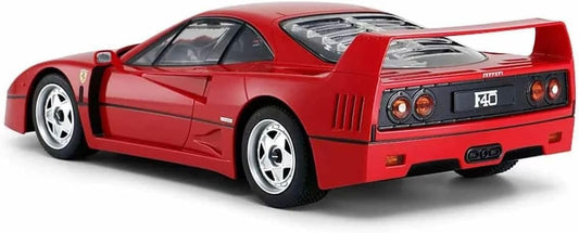 Radio Remote Control 1/14 Scale Ferrari F40 Licensed RC Model Car w/Front Light Controller Open/Close(Red),unisex-children