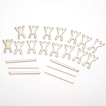 Magnetic Desktop Sculpture (Acrobats) | Mini Magnetic Art Decoration for Desktop | Fun Stress Relief Office Gift