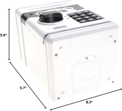 PowerTRC Cartoon Panda Electronic Password Protected Piggy Money & Coin Bank | Real Money Saving Toy Bank for Kids