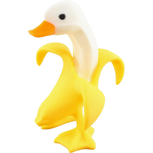 PowerTRC Banana Duck Figurine – Duck for 4x4 Ducking, Fun Car Dashboard Accessory, Funny Banana Gifts, Ducks for Cars – 3D Printed in USA