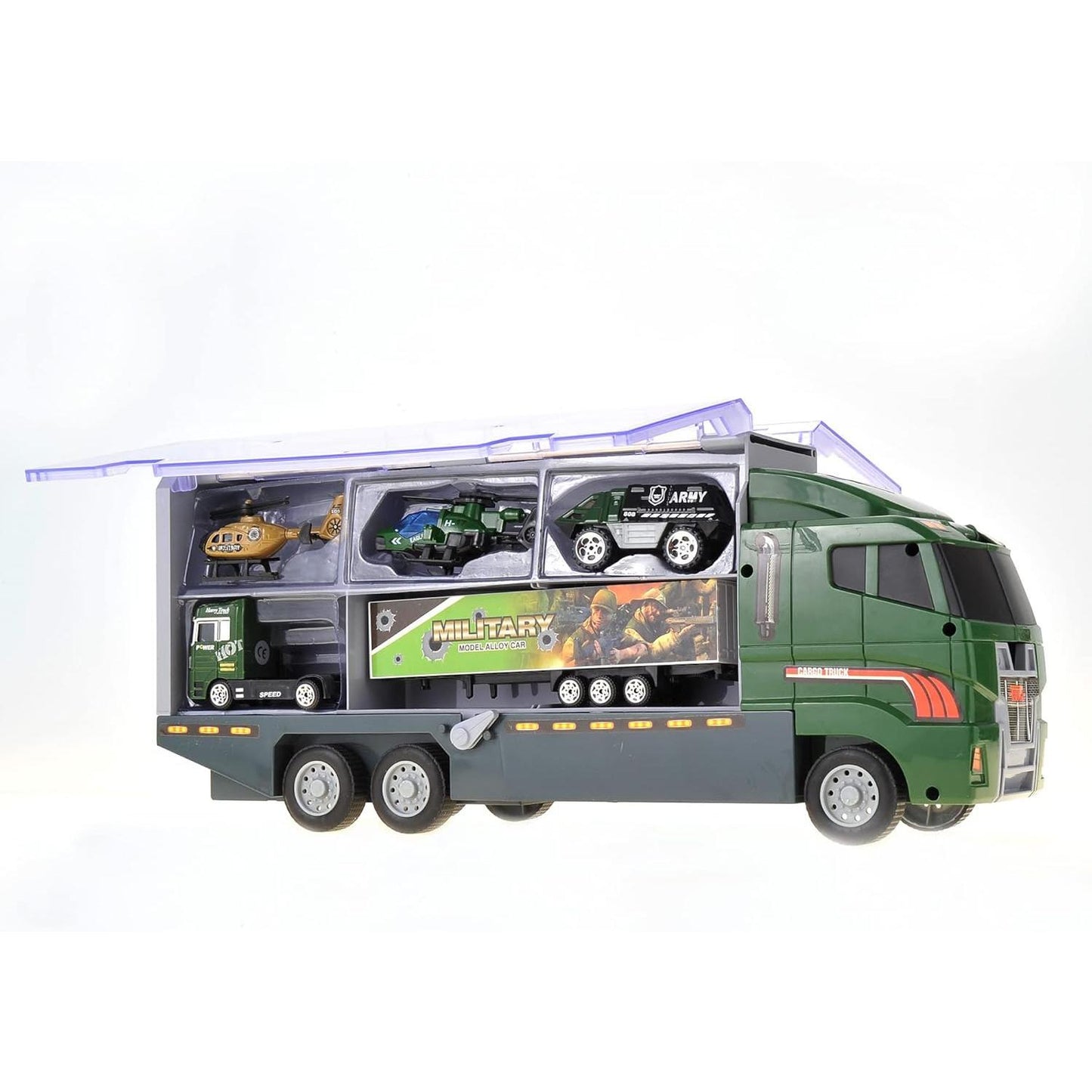 Army Toys for Boys 6-8 8-12, Die-Cast Army Military Vehicles Toys, Diecast Army Trucks and Cars with Carrier Truck, Kids Army Toys, Military Trucks for Boys