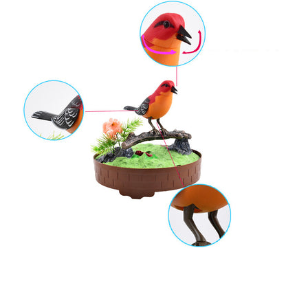 Singing & Chirping Bird In Cage - Realistic Sounds & Movements