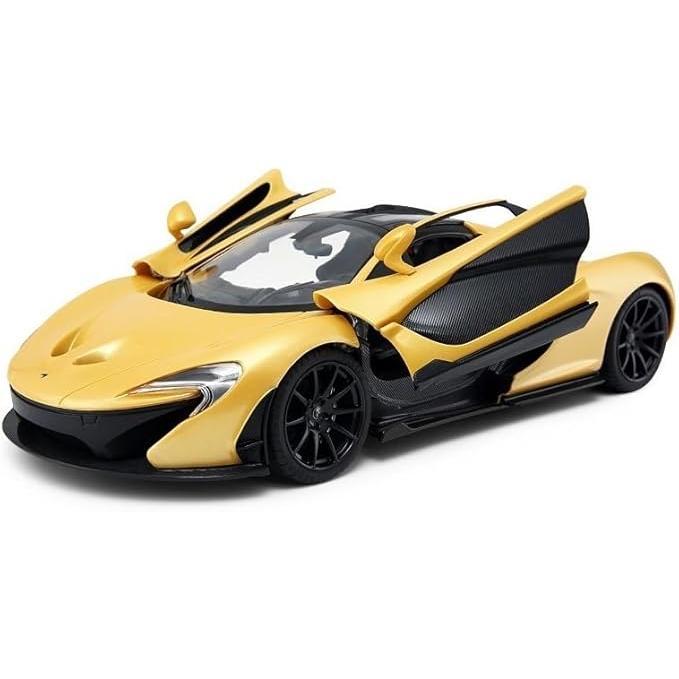 1:14 Scale Super Car with Functional Lights | Open Doors Push Button | Yellow
