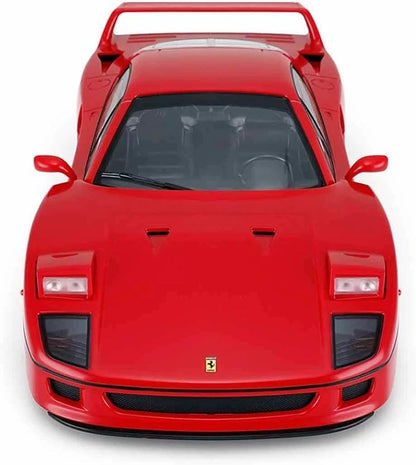 Radio Remote Control 1/14 Scale Ferrari F40 Licensed RC Model Car w/Front Light Controller Open/Close(Red),unisex-children