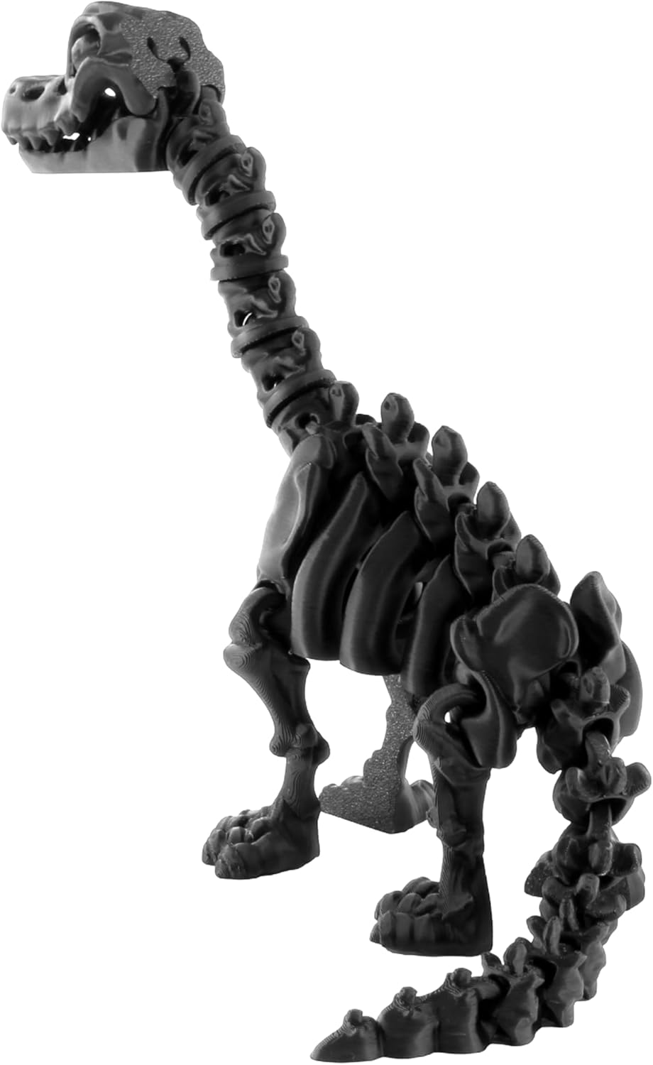 PowerTRC 3D Printed Skeleton Brachiosaurus – Prehistoric Collectible Articulating Dinosaur 3D Figurine Desk Decoration for Teens and Adults, Made in USA