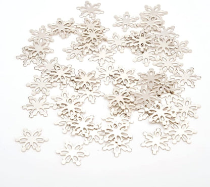 Magnetic Desktop Sculpture (Snowflakes) | Mini Magnetic Art Decoration for Desktop | Fun Stress Relief Office Gift