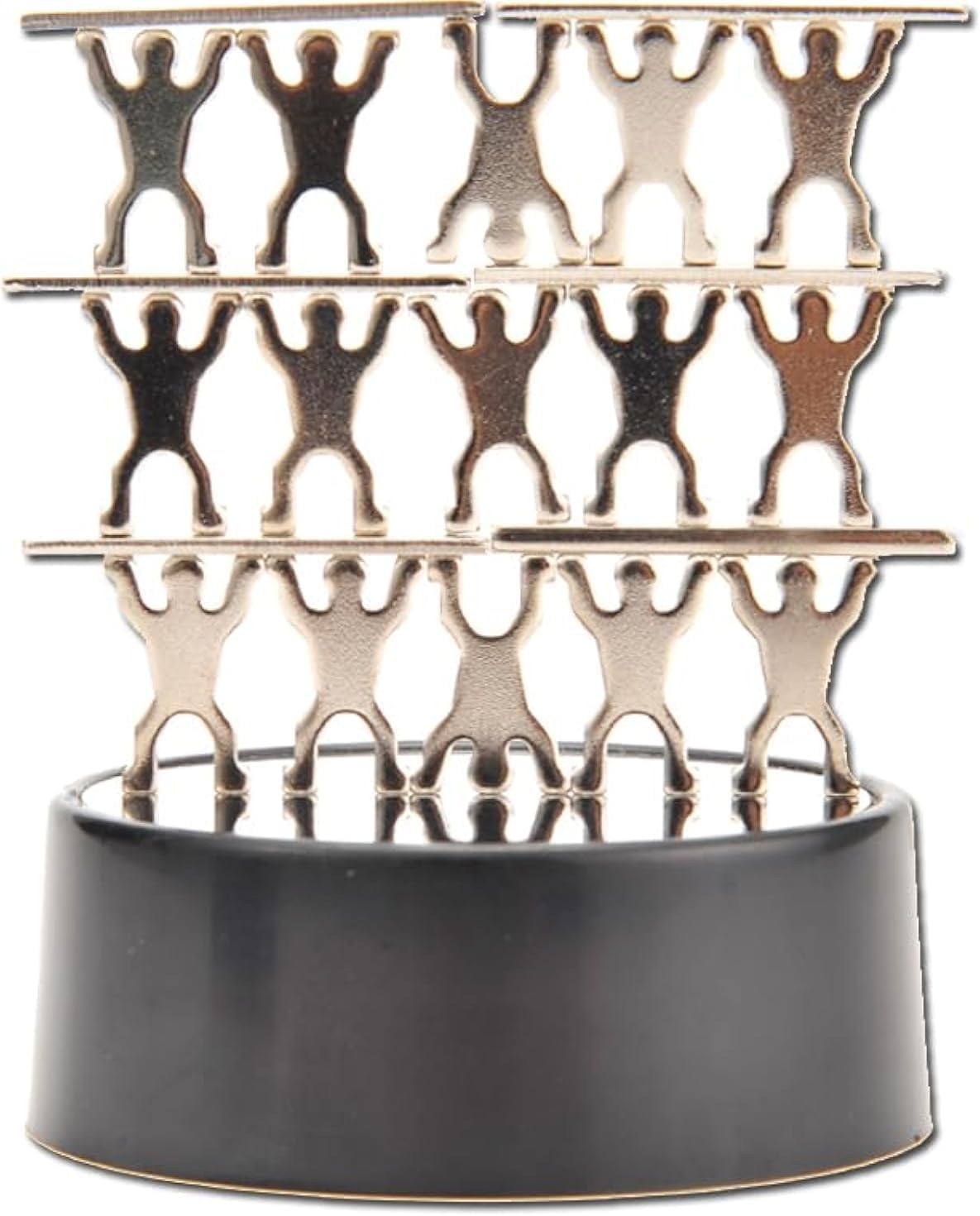 Magnetic Desktop Sculpture (Acrobats) | Mini Magnetic Art Decoration for Desktop | Fun Stress Relief Office Gift