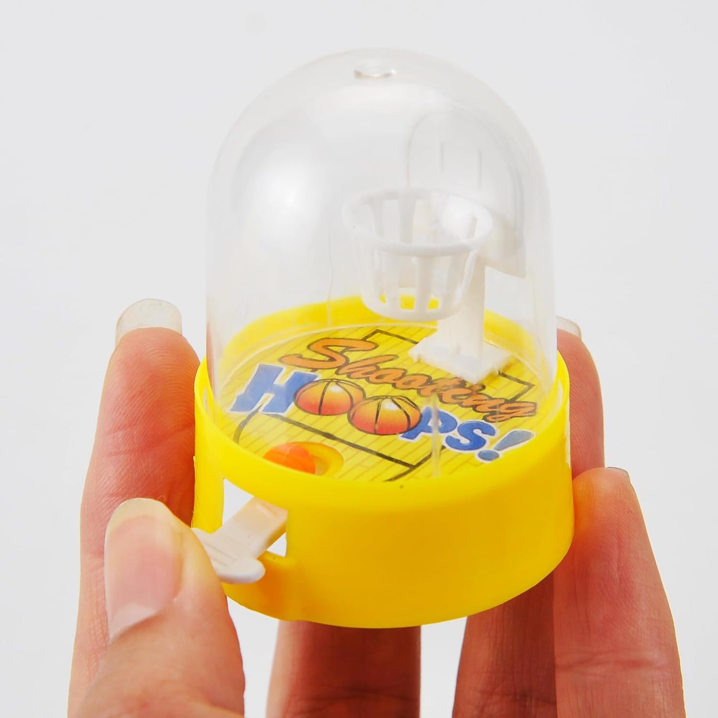 12 Pcs Mini Basketball Shooting Games Toys, Finger Handheld Basketball Desktop Fidget Game, Bag Fillers, Bulk Toys, Party Favors Decorations Birthday Carnival Prizes for Kids, Adults