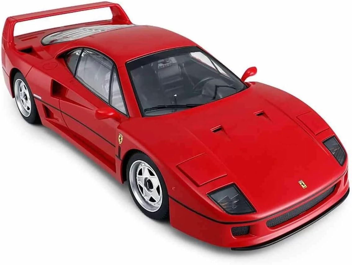 Radio Remote Control 1/14 Scale Ferrari F40 Licensed RC Model Car w/Front Light Controller Open/Close(Red),unisex-children
