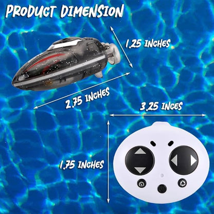 Mini Remote Control Boat RC Boat 360 Rotating 2.4 G Build in Rechargeable Battery Lake Swimming Pools Bathtubs Stunt Remote Control Boats