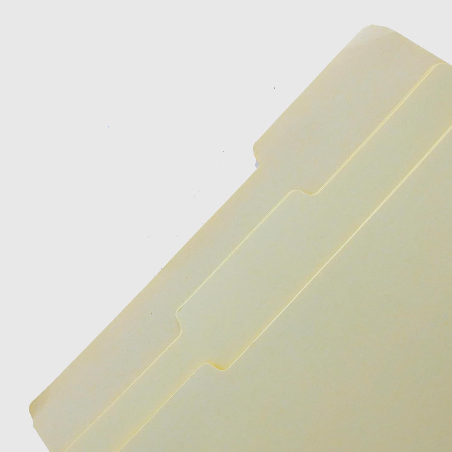 Manila File Folder 1/3 Cut Letter Size, Left Right Center Tabs Positions, for Organizing Filing Document Storage, Total 6-Count