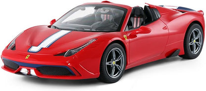 Rastar RC Car | Radio Remote Control Car 1/14 Scale Ferrari 458 Special A, Model Toy Car for Kids, Auto Open & Close, Red