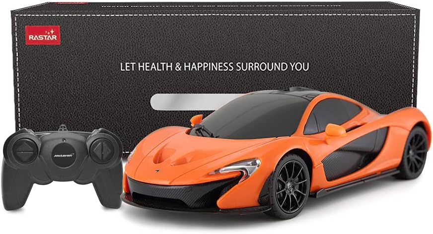 1:14 RC McLaren P1 Sport Car With Lights And Open Doors (Orange)