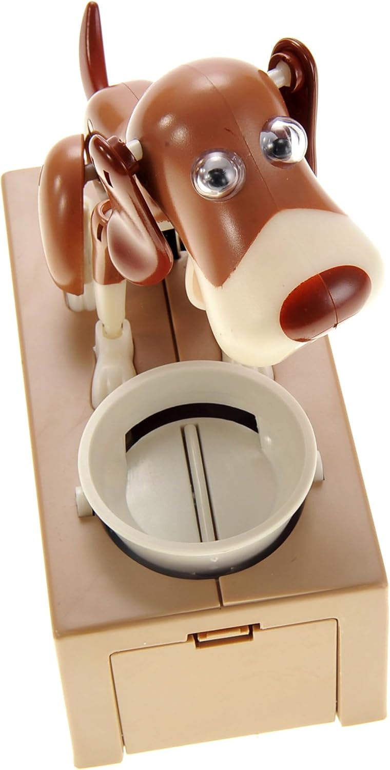 PowerTRC Dog Coin Bank for Kids, Cute Money Bank for Boys and Girls, Savings Piggy Bank | Fun Gift for Kids and Adults