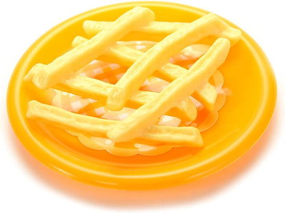 16 Pcs 12 Items Kitchen Cutting Play Food Steak & Toast Toy for Kids | Pretend Cooking Fast Food Breakfast Play Set | Educational & Imaginative Birthday Gift for Toddlers & Baby, Boys & Girls