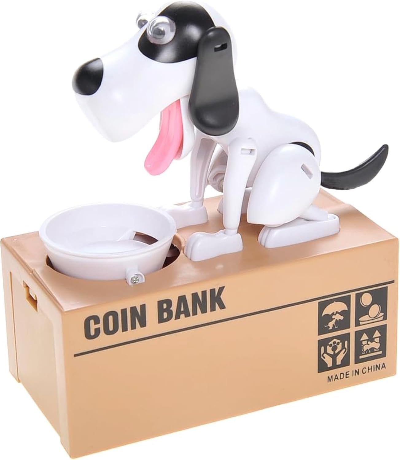 PowerTRC Dog Coin Bank for Kids, Cute Money Bank for Boys and Girls, Savings Piggy Bank | Fun Gift for Kids and Adults