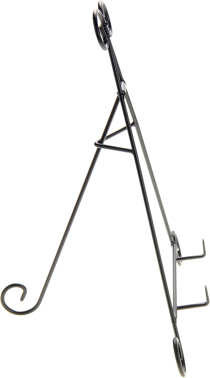 12" Iron Display Stand for Holding Pictures, Books, Plates, Art, and More