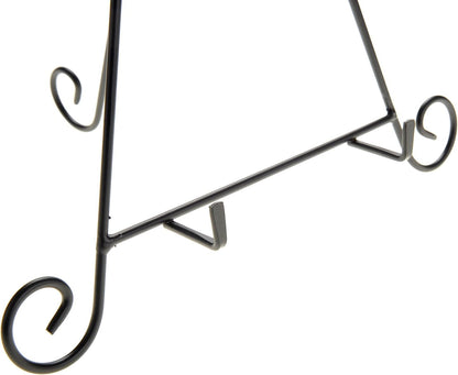 12" Iron Display Stand for Holding Pictures, Books, Plates, Art, and More