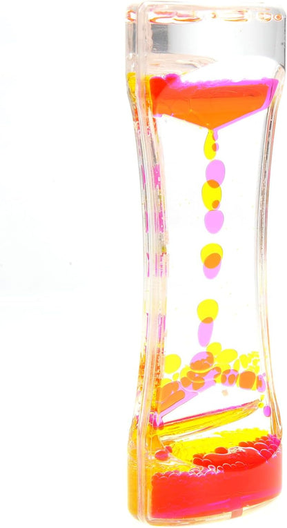 Liquid Motion Bubbler Sensory Toy, Relaxing and Calming for Anxiety, Autism & ADHD Fun Bubbler Timer Fidget Toy Gift for Kids and Adults Decorate Desktops, Home, Room, Or Classrooms