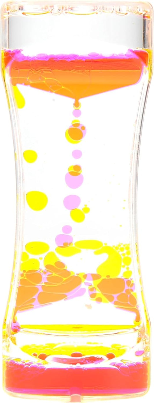Liquid Motion Bubbler Sensory Toy, Relaxing and Calming for Anxiety, Autism & ADHD Fun Bubbler Timer Fidget Toy Gift for Kids and Adults Decorate Desktops, Home, Room, Or Classrooms