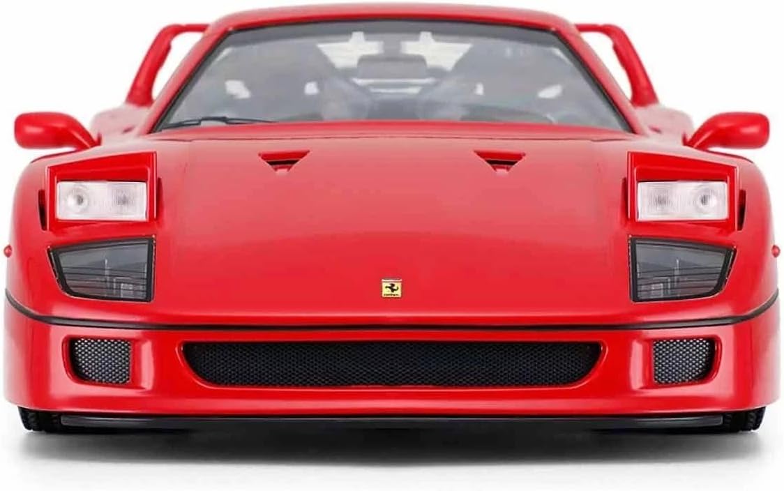 Radio Remote Control 1/14 Scale Ferrari F40 Licensed RC Model Car w/Front Light Controller Open/Close(Red),unisex-children