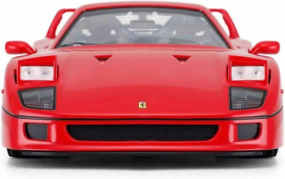 Radio Remote Control 1/14 Scale Ferrari F40 Licensed RC Model Car w/Front Light Controller Open/Close(Red),unisex-children
