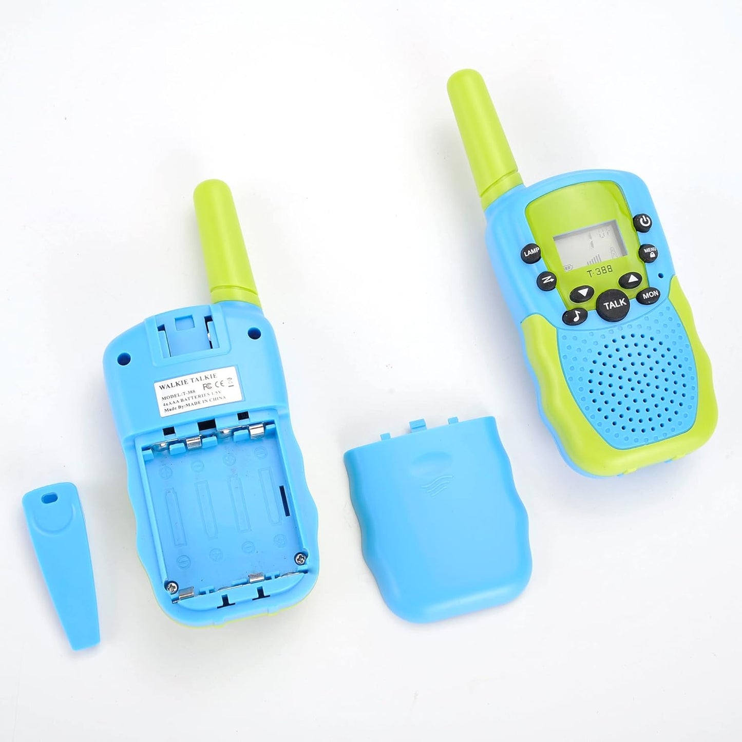 Toddler Walkie Talkies Kids, 22 Channels 2 Way Radio Toy with Backlit LCD Flashlight, 3 Miles Range for Outdoor Activities, Hiking, Camping, Communication