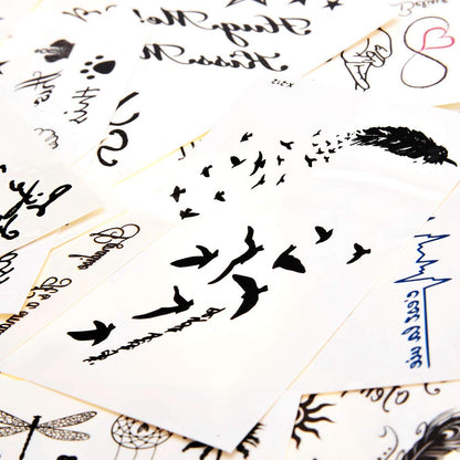 PowerTRC 30 Sheets Temporary Tattoo for Men and Women, Hundreds of Variety Tattoo Designs, Realistic Waterproof Fake Tattoos Stickers For Kids and Adults