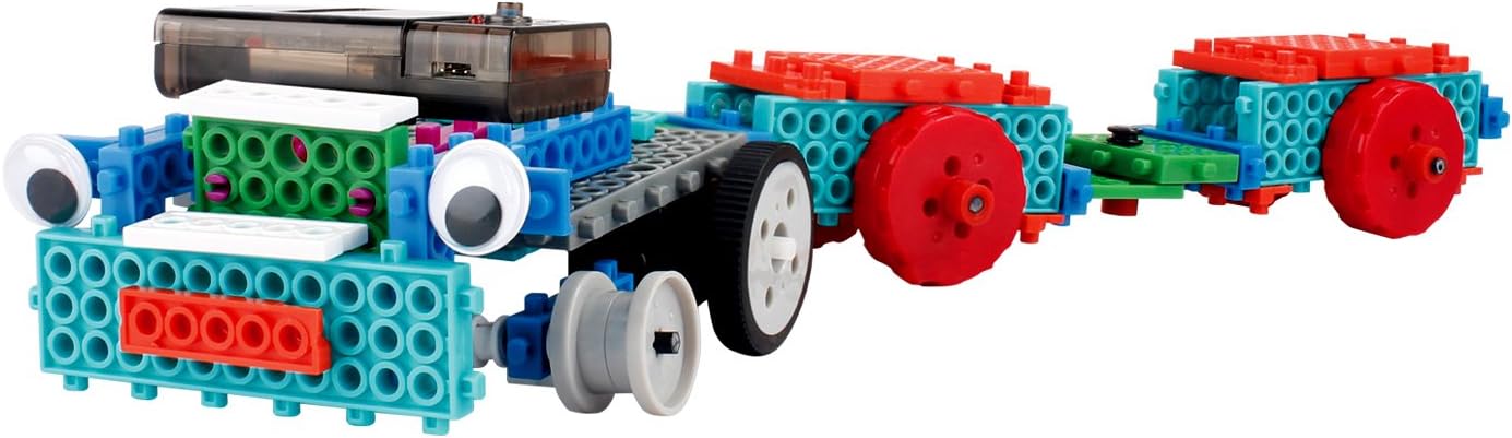 PowerTRC 4 in 1 STEM Robotic Building Kits | Explore & Learn Remote Control Educational Engineering Robots for Kids | DIY Machine Building Experience | Science Robot Kit for Boys & Girls (127 Pieces)