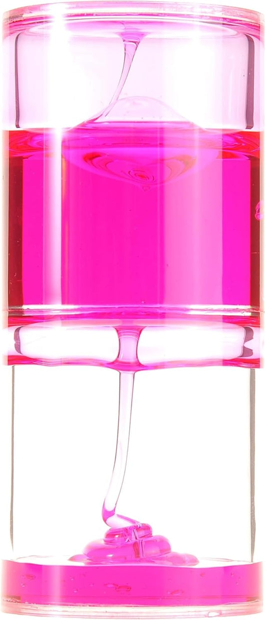 Liquid Motion Spiral Timer Fidget Calming and Soothing Desktop Toy Sensory Visual Toy Beautiful Ooze Tube for Autism, Anxiety & ADHD