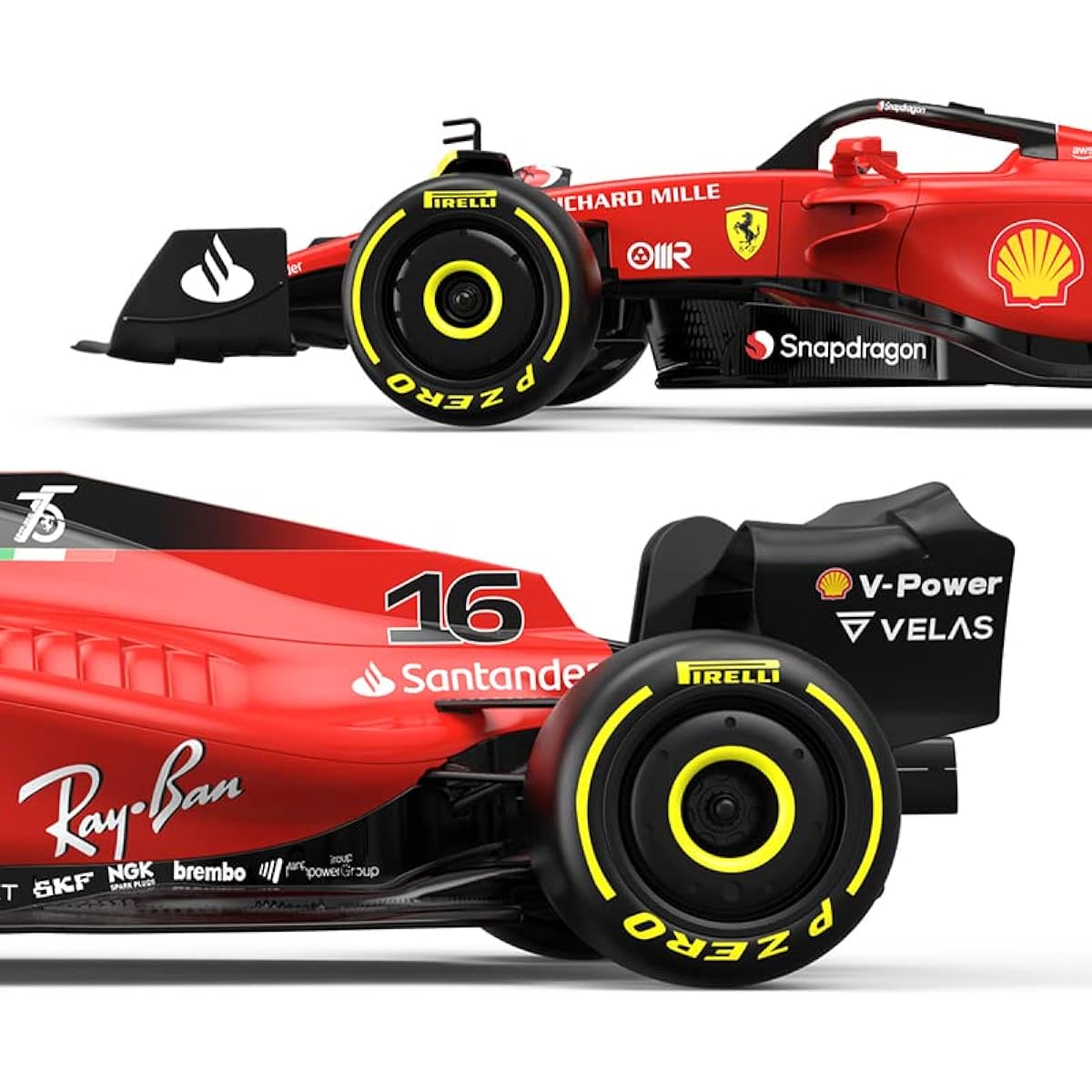 RASTAR F1 Car | 1:12 Ferrari F1-75 Remote Control Toy Car, Ferrari F1 RC Car for Boys Kids Adults, 2022 F1 Challenger