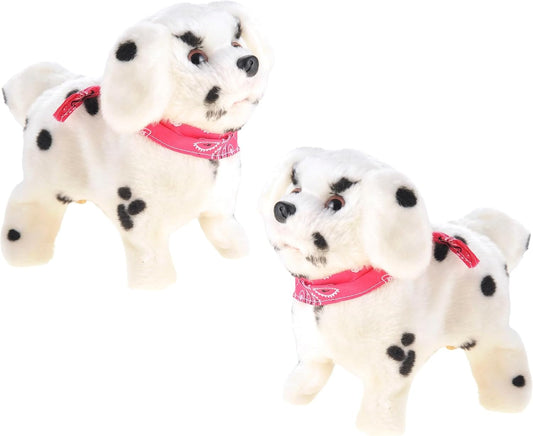 Cute Somersault Little Puppy | Barks, Sits, Walk, and Flips | Pet Toy Dog (2 Packs)