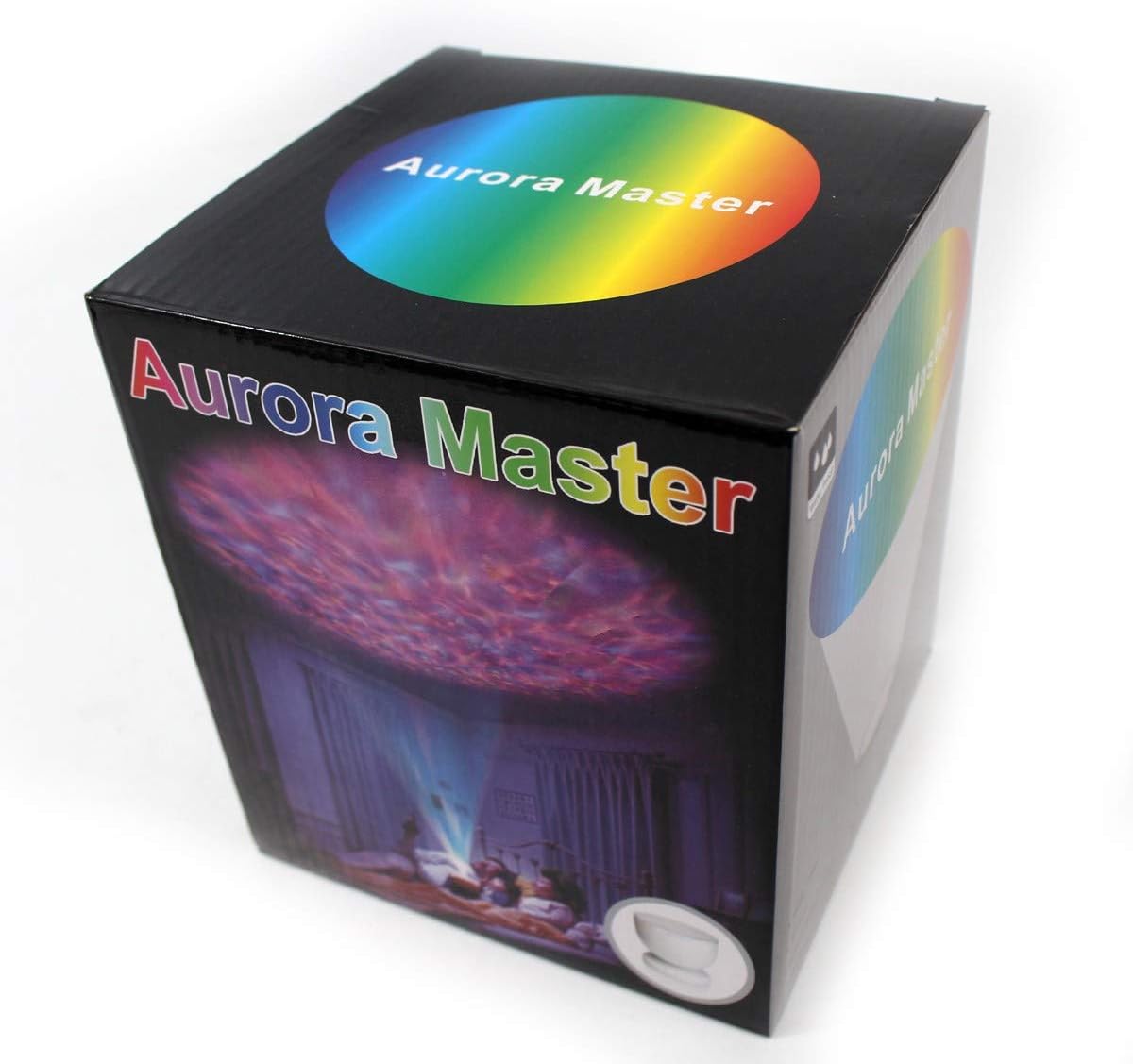 WHITE Night Light Projector and Music Player, Multicolor