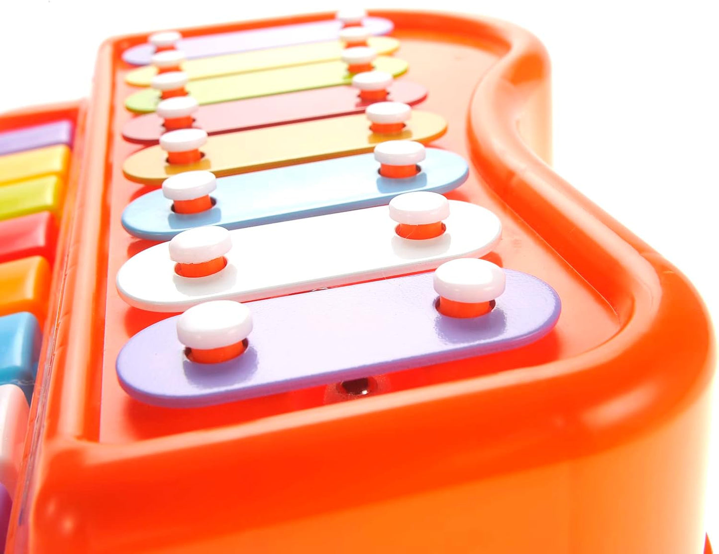 2in1 Large 12" X 8" Baby Piano Xylophone Toy for Toddlers – Large Piano Toy Musical Instrument with 8 Key Scales, Preschool Learning Educational Toy for Kids Boys and Girls