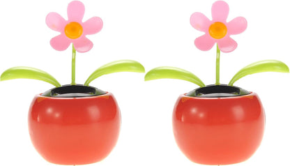 Solar Powered Dancing Flower | Desk, Window, Or Car Decoration Gift Toy | No Batteries Required | Fun Swinging Solar Flower