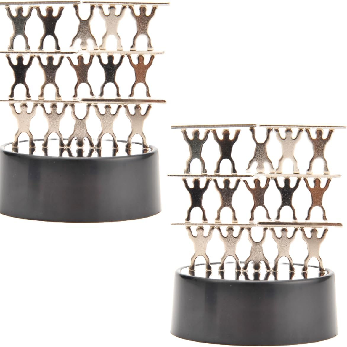 Magnetic Desktop Sculpture (Acrobats) | Mini Magnetic Art Decoration for Desktop | Fun Stress Relief Office Gift
