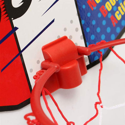 Mini Basketball Hoop for Wall, Office Basketball Mini Hoop Wall Mount Indoor Play with Ball and Pump (16.5”x13”)