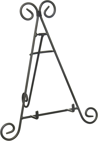 12" Iron Display Stand for Holding Pictures, Books, Plates, Art, and More