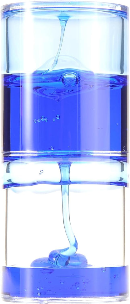 Liquid Motion Spiral Timer Fidget Calming and Soothing Desktop Toy Sensory Visual Toy Beautiful Ooze Tube for Autism, Anxiety & ADHD