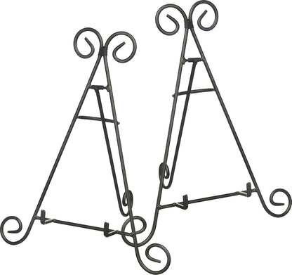 12" Iron Display Stand for Holding Pictures, Books, Plates, Art, and More