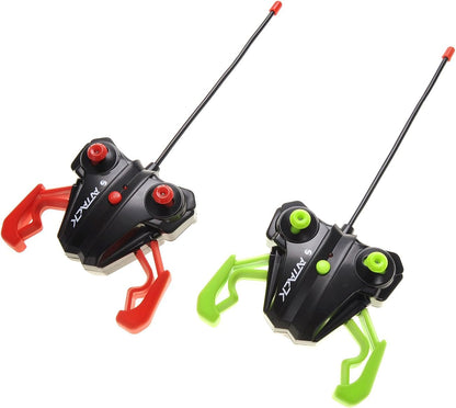Remote Control Bumper Cars for Kids, RC Stunt Battle Race Cars for Boys, 2 Sets Players with Ejecting Drivers, Crash Sound Effects, Christmas Birthday Gift