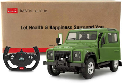 RASTAR Land Rover Defender RC Car, 1/14 Land Rover Remote Control Toy Model Car, Gifts for Dad