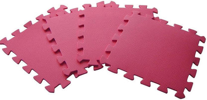 10-Piece Interlocking Floor Mats, Exercise Mat, Safety Play Floor Mat for Kids Tiles Cushions Soft Interlocking Exercise mats Garage Flooring Protector (10 Square Ft)