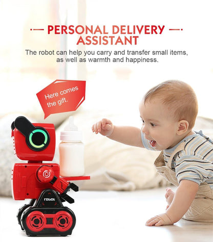 PowerTRC Toy Robot for Kids, Smart RC Programmable Robot, Dancing Singing Talking Walking Transporting Toys for Boys and Girls, Touch Sound and Remote Controls, Gift for Adults and Kids