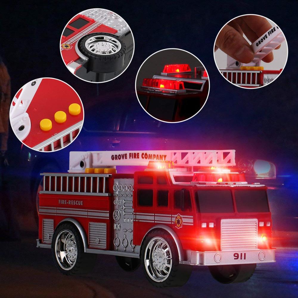 3-in-1 Emergency Vehicle Toy PlaySet For Kids (Fire Truck, Police Car, Ambulance)